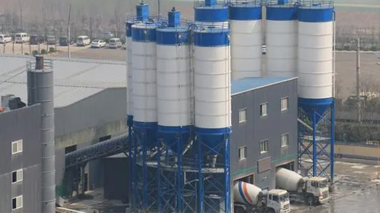 混凝土搅拌站的拌制